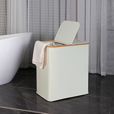 efluky Home Essential | Narrow, foldable, tall laundry basket with handle, 3-speed mini desktop fan, suitable for dorm rooms and bedrooms, a high-quality household item.